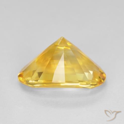 Citrino Dorato naturale da 5.27 ct, Ovale, VVS