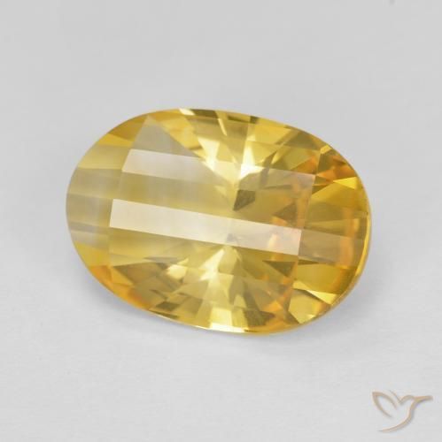 Citrino Oro medio naturale da 4.79 ct, Ovale, VVS