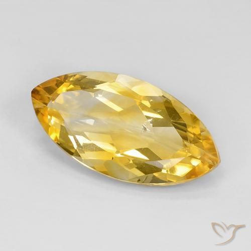 Citrino Dorato naturale da 7.28 ct, Taglio marquise, VS