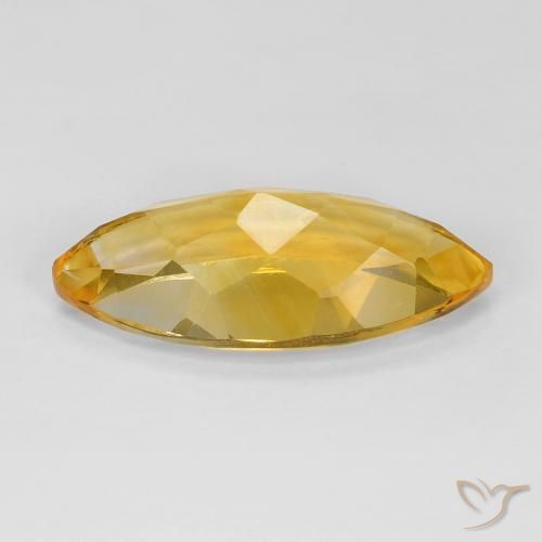 Citrino Dorato naturale da 7.28 ct, Taglio marquise, VS