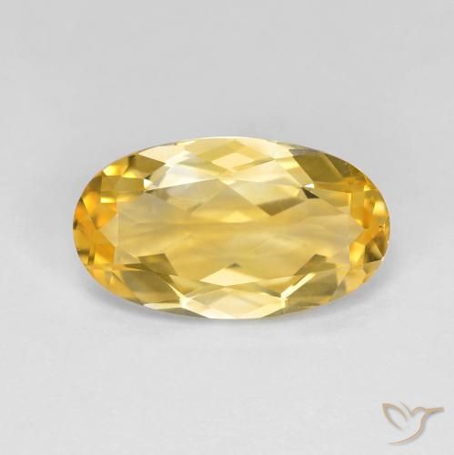 3.52ct Naturale Oro medio Citrino, Ovale, VVS