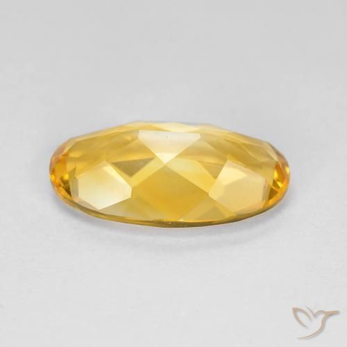 Citrino Oro medio naturale da 3.52 ct, Ovale, VVS