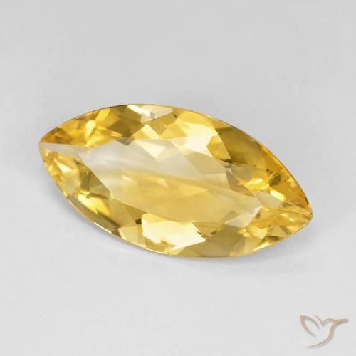 Citrino Oro naturale da 5.67 ct, Taglio marquise, VVS
