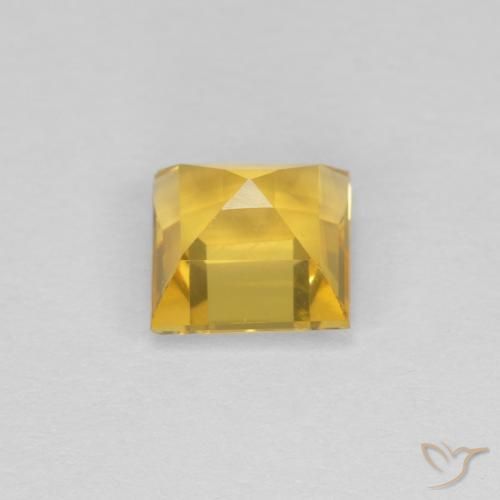 Citrino Dorato naturale da 1.06 ct, Quadrato, VVS-VS