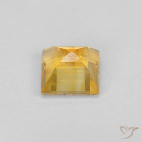 Citrino Oro brillante naturale da 1.11 ct, Quadrato, VS