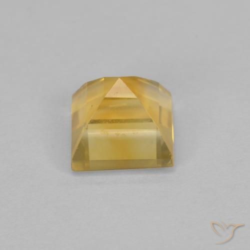 Citrino Dorato naturale da 1.28 ct, Quadrato, VVS-VS