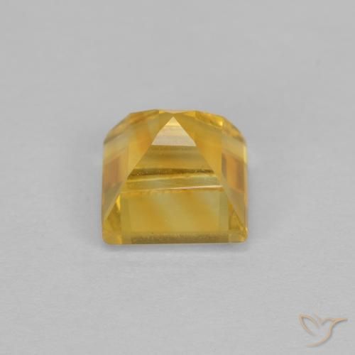 Citrino Oro medio naturale da 1.33 ct, Quadrato, VS