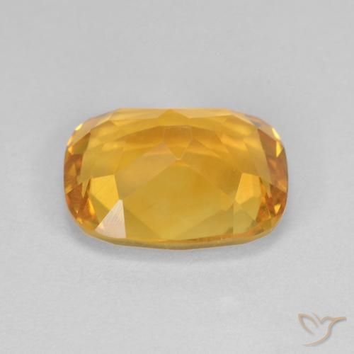 Citrino Dorato naturale da 3.53 ct, Cuscino, VVS
