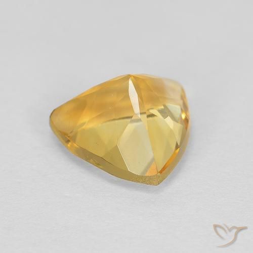 Citrino Oro naturale da 1.67 ct, Taglio trillion, VVS