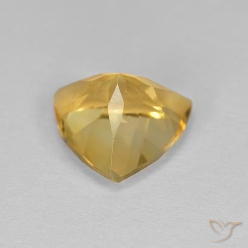 Citrino Oro medio naturale da 1.64 ct, Taglio trillion, VVS