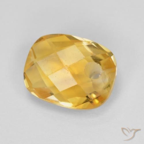 Citrino Dorato medio naturale da 1.85 ct, Cuscino, VVS-VS