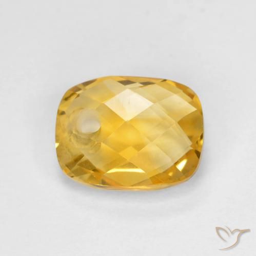 1.97ct Naturale Dorato scuro Citrino, Cuscino, VVS-VS