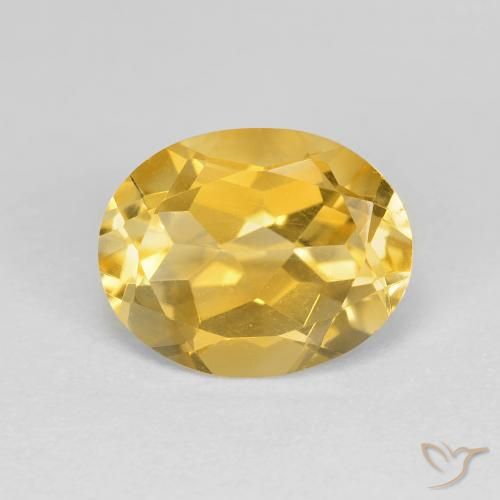 3.09ct Naturale Dorato Citrino, Ovale, VVS