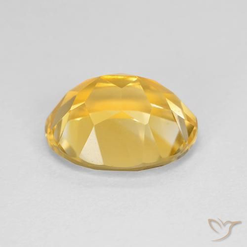 Citrino Dorato naturale da 3.09 ct, Ovale, VVS