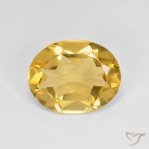 2.55ct Naturale Dorato Citrino, Ovale, VVS-VS