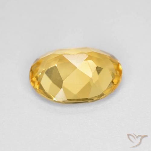 Citrino Dorato naturale da 2.55 ct, Ovale, VVS-VS