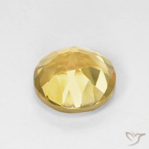 Citrino Giallo miele naturale da 1.95 ct, Rotondo, VVS