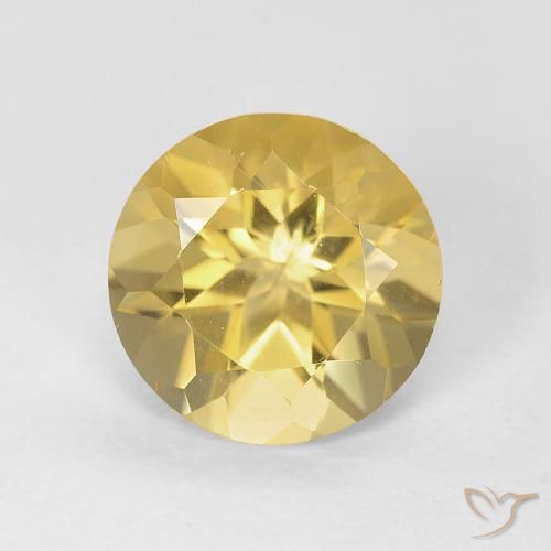 1.71ct Naturale Dorato Citrino, Rotondo, VVS