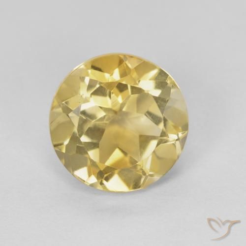1.91ct Naturale Dorato Citrino, Rotondo, VVS