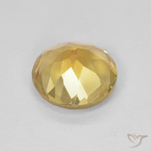 Citrino Dorato medio naturale da 1.70 ct, Rotondo, VVS