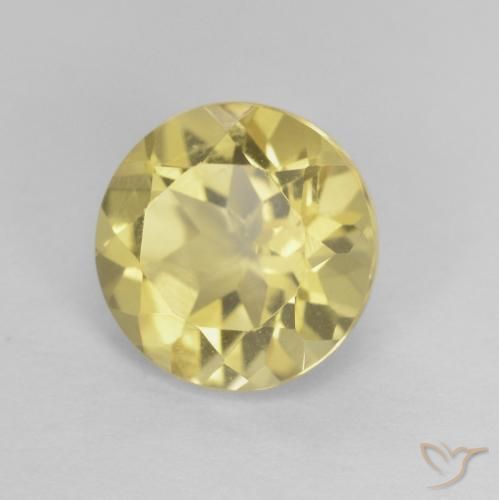Citrino Dorato naturale da 1.95 ct, Rotondo, VVS