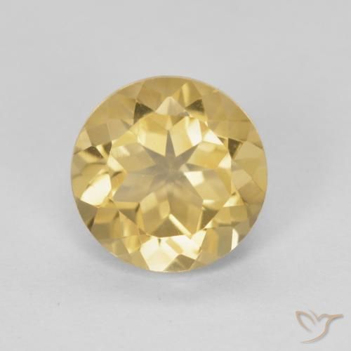 1.84ct Naturale Dorato Citrino, Rotondo, VVS