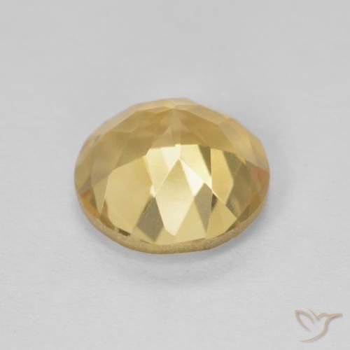Citrino Dorato naturale da 1.84 ct, Rotondo, VVS