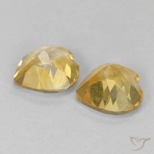 Gemme di Citrino Oro naturale da 1.33 ct, Cuore, VVS-VS