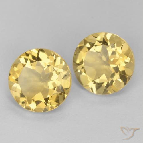 Gemme di Citrino Dorato naturale da 3.72 ct, Rotondo, VVS