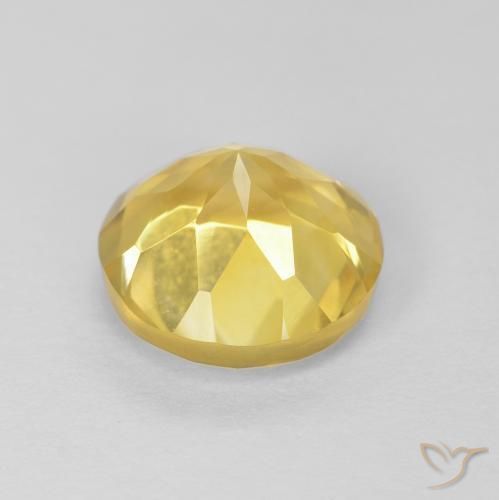 Citrino Giallo Toscana naturale da 1.85 ct, Rotondo, VVS