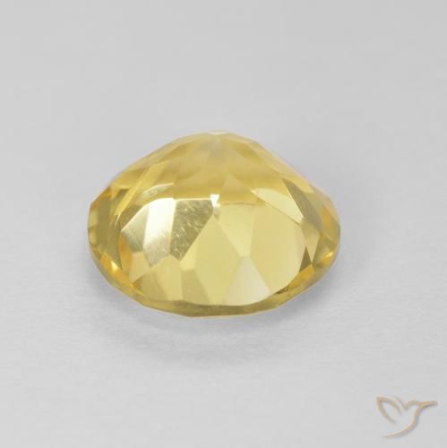 Citrino Giallo Toscana naturale da 1.67 ct, Rotondo, VVS