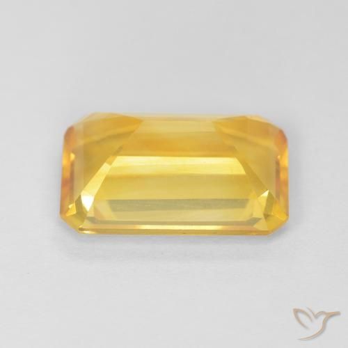Citrino Oro medio naturale da 3.45 ct, Ottagonale / Taglio smeraldo, VVS-VS