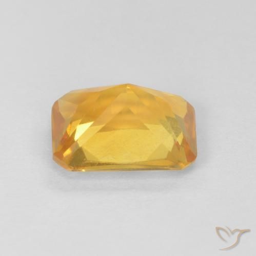Citrino Oro brillante naturale da 1.28 ct, Ottagonale / Taglio smeraldo, VVS-VS