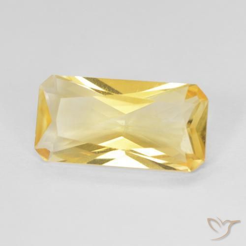 Citrino Oro medio naturale da 3.17 ct, Ottagonale / Taglio smeraldo, VVS