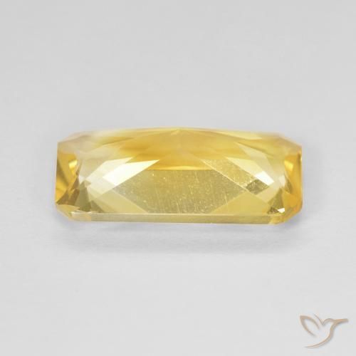 Citrino Oro medio naturale da 3.17 ct, Ottagonale / Taglio smeraldo, VVS