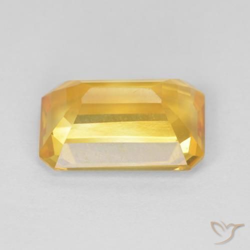Citrino Dorato naturale da 3.91 ct, Ottagonale / Taglio smeraldo, VVS