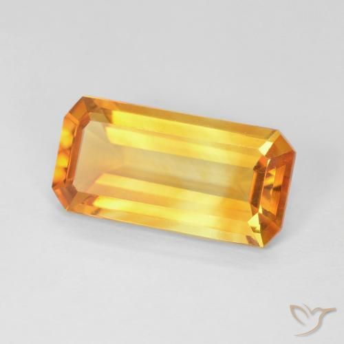 Citrino Oro naturale da 3.41 ct, Ottagonale / Taglio smeraldo, VVS