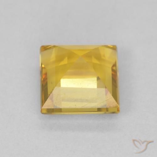 Citrino Dorato medio naturale da 1.07 ct, Quadrato, VS