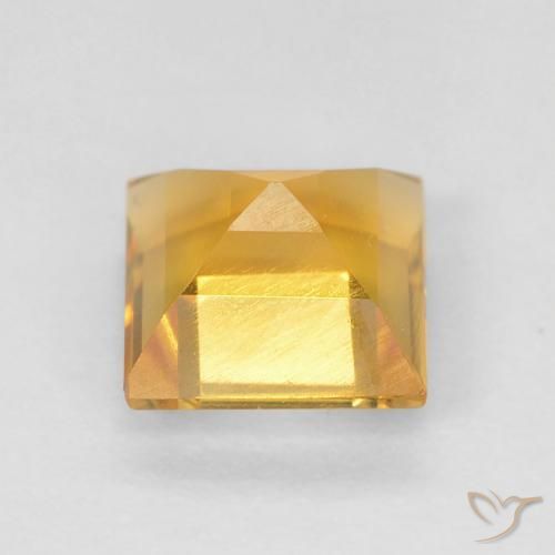 Citrino Oro brillante naturale da 1.06 ct, Quadrato, VS