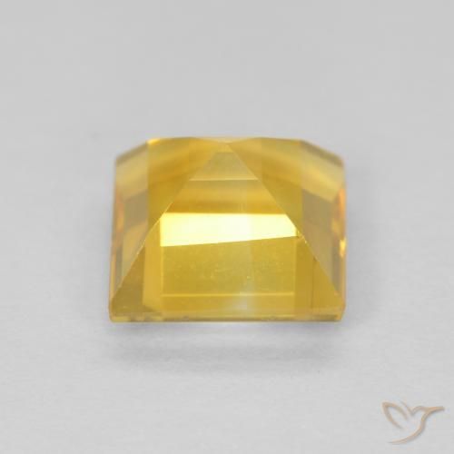 Citrino Dorato naturale da 1.02 ct, Quadrato, VS