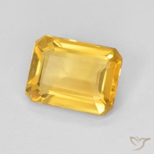 Citrino Oro medio naturale da 1.05 ct, Ottagonale / Taglio smeraldo, VS