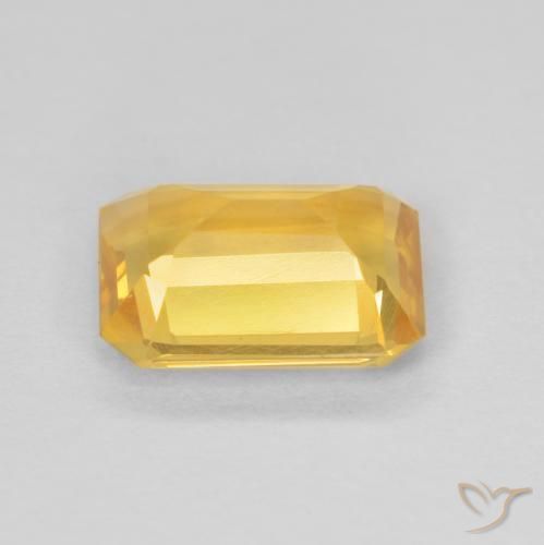 Citrino Oro medio naturale da 1.05 ct, Ottagonale / Taglio smeraldo, VS