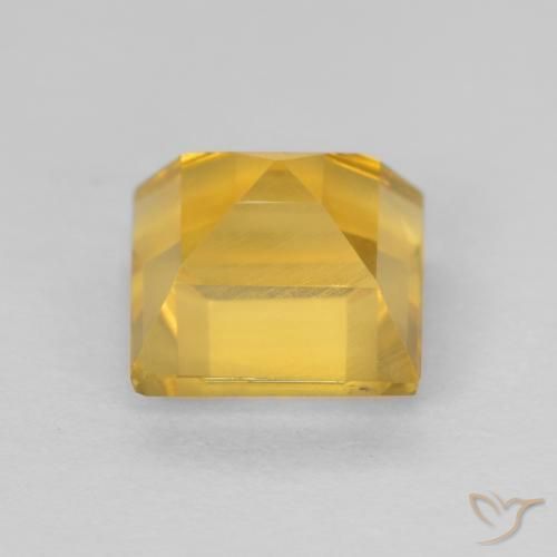 Citrino Oro medio naturale da 1.24 ct, Quadrato, VS