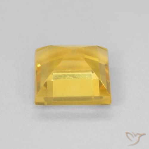 Citrino Oro brillante naturale da 1.01 ct, Quadrato, VVS-VS