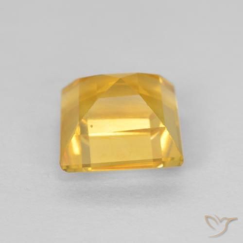 Citrino Dorato naturale da 1.02 ct, Quadrato, VVS-VS