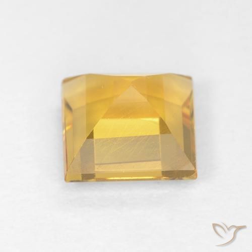 Citrino Oro brillante naturale da 1.05 ct, Quadrato, VVS