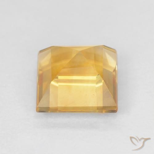 Citrino Oro brillante naturale da 1.02 ct, Quadrato, VVS