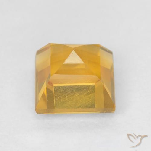 Citrino Oro brillante naturale da 1.10 ct, Quadrato, VVS