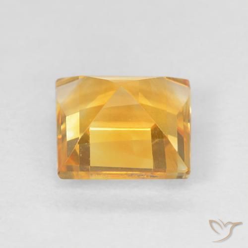 Citrino Oro medio naturale da 1.05 ct, Quadrato, VVS