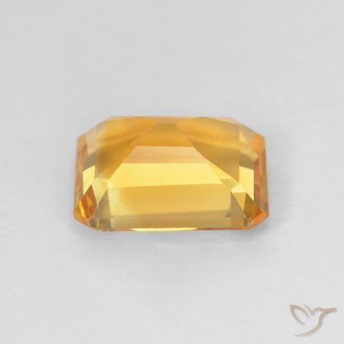 Citrino Medium Light-Golden naturale da 1.36 ct, Ottagonale / Taglio smeraldo, VVS